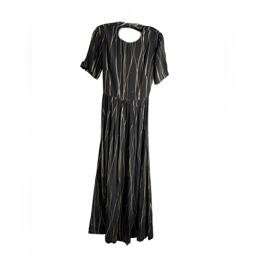 Stine Goya Andrea dress black and gold